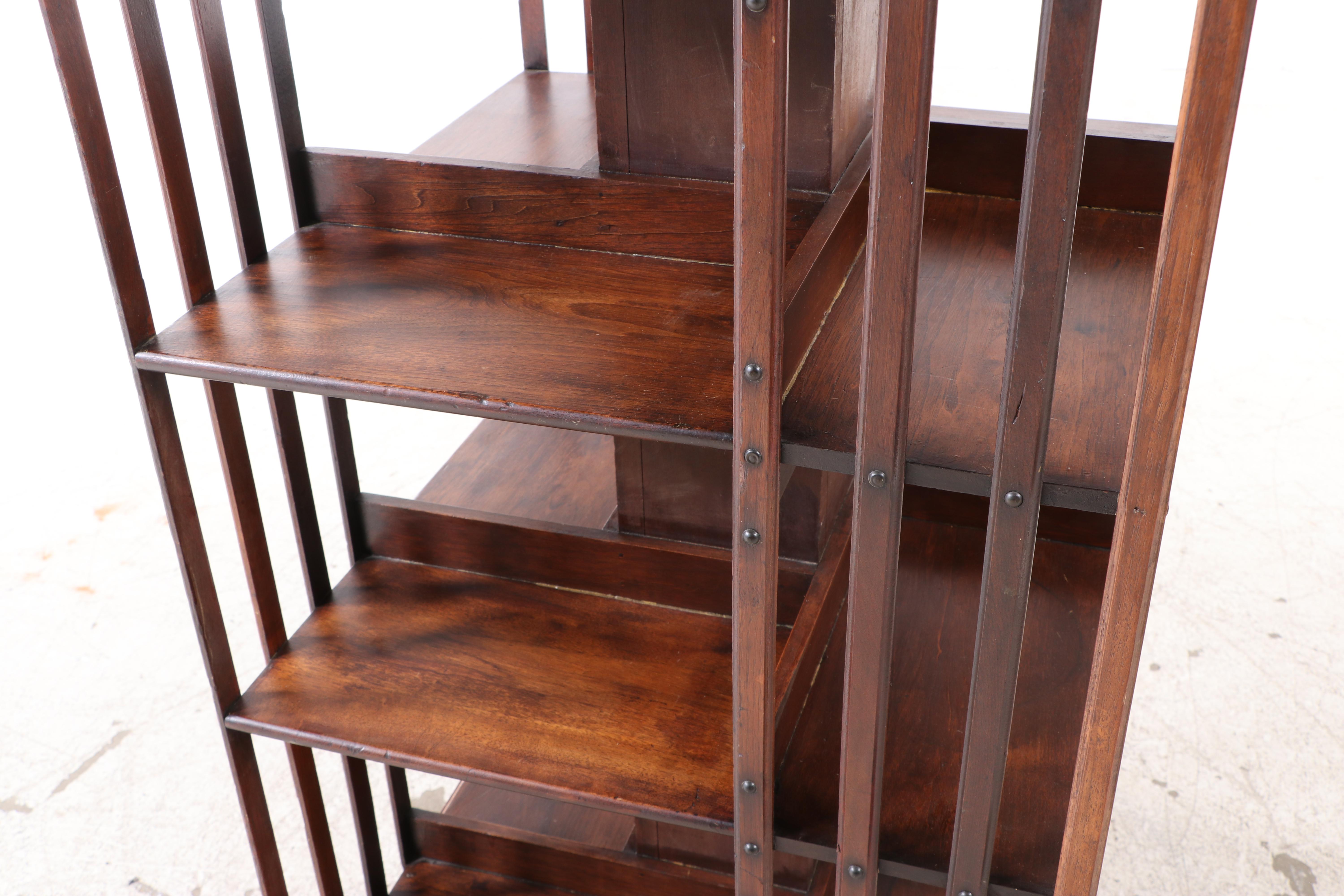 John Danner FiveTier Revolving Bookcase, pat. 1877 EBTH