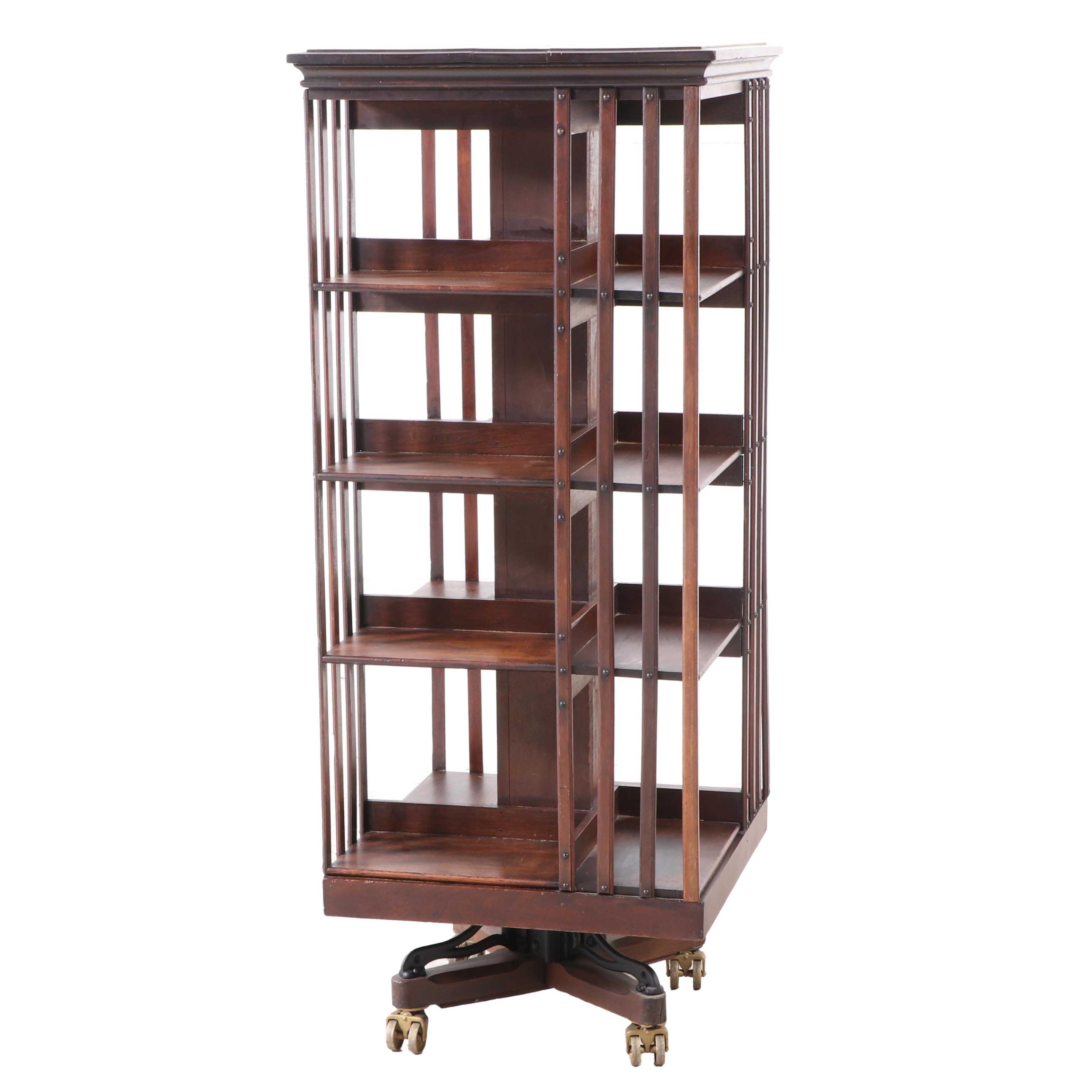 John Danner FiveTier Revolving Bookcase, pat. 1877 EBTH