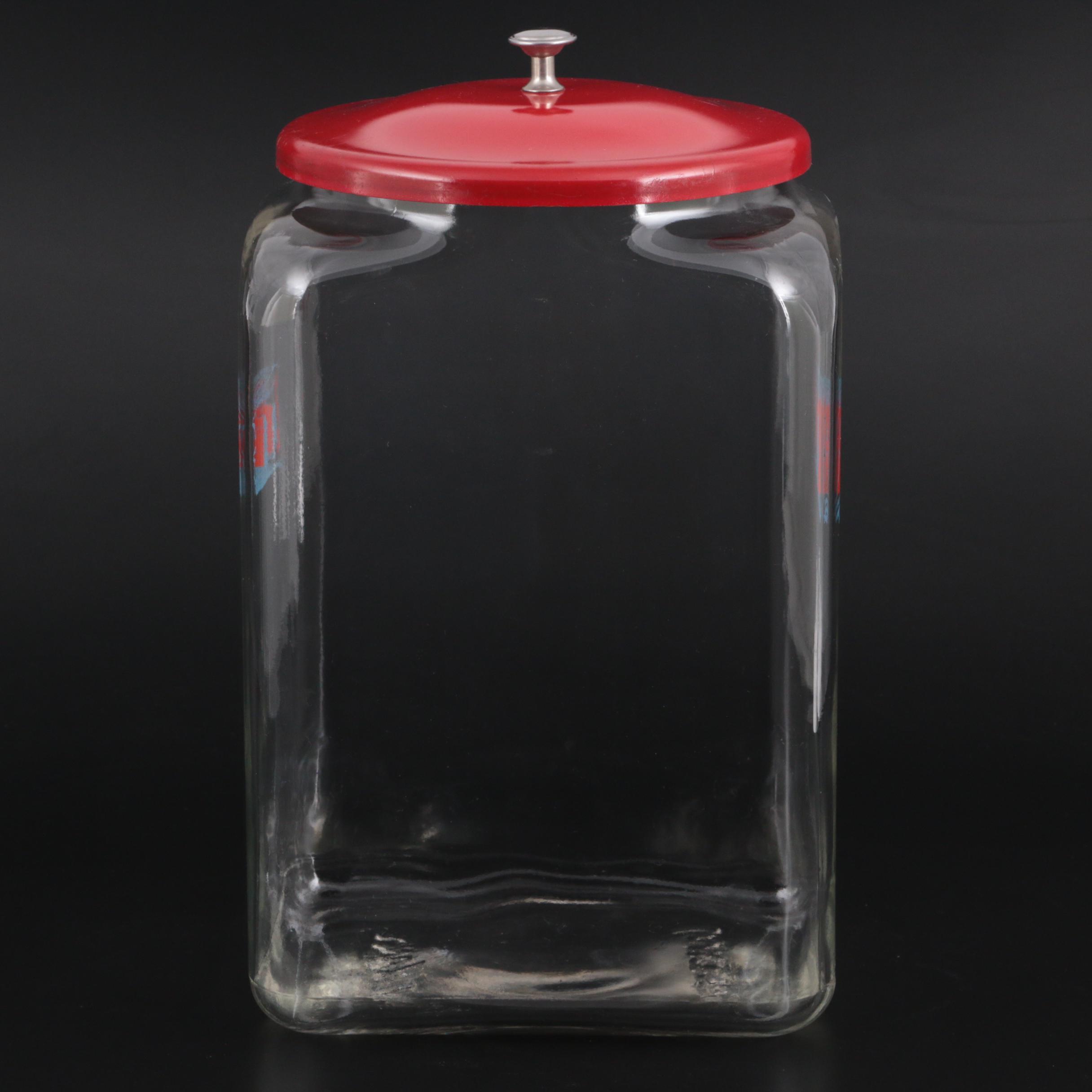 Lance Crackers Countertop Display Jar, Circa 1970s EBTH