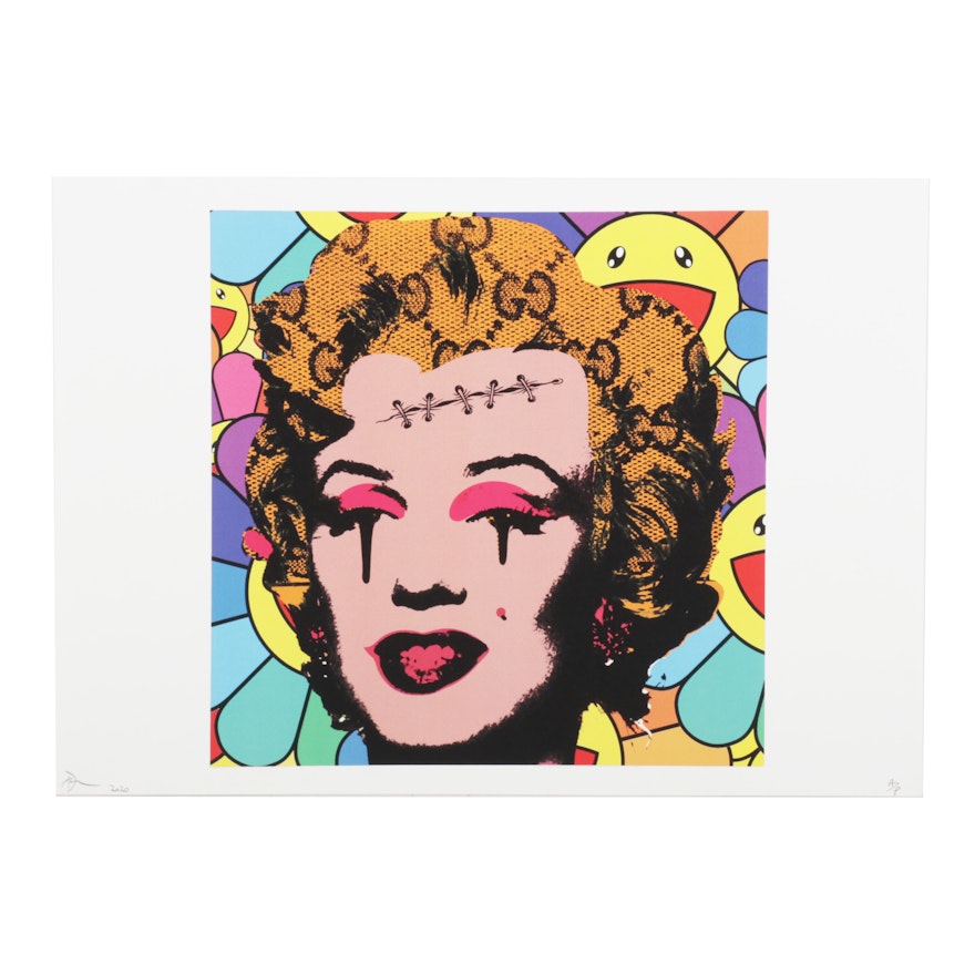 Death NYC Pop Art Graphic Print Featuring Marilyn Monroe, 2020