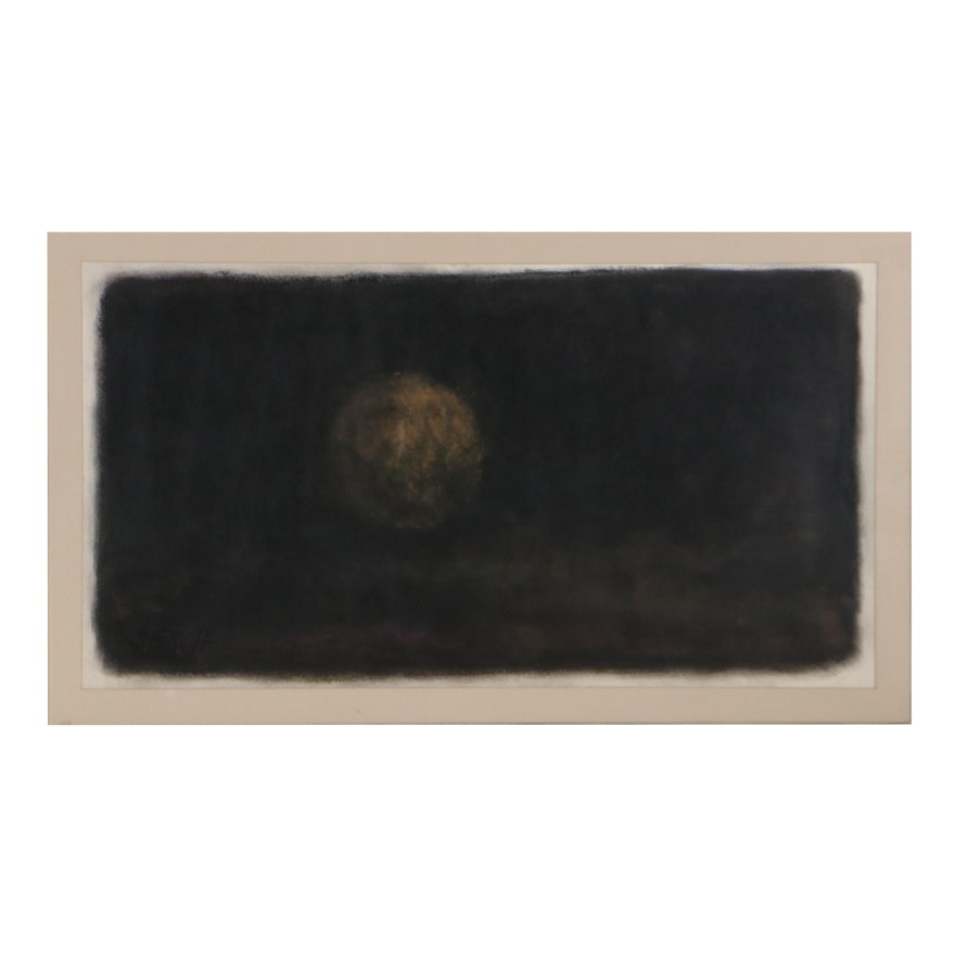 Florence Sanko Hirsch Pastel Drawing "Derelict Star," Late 20th Century