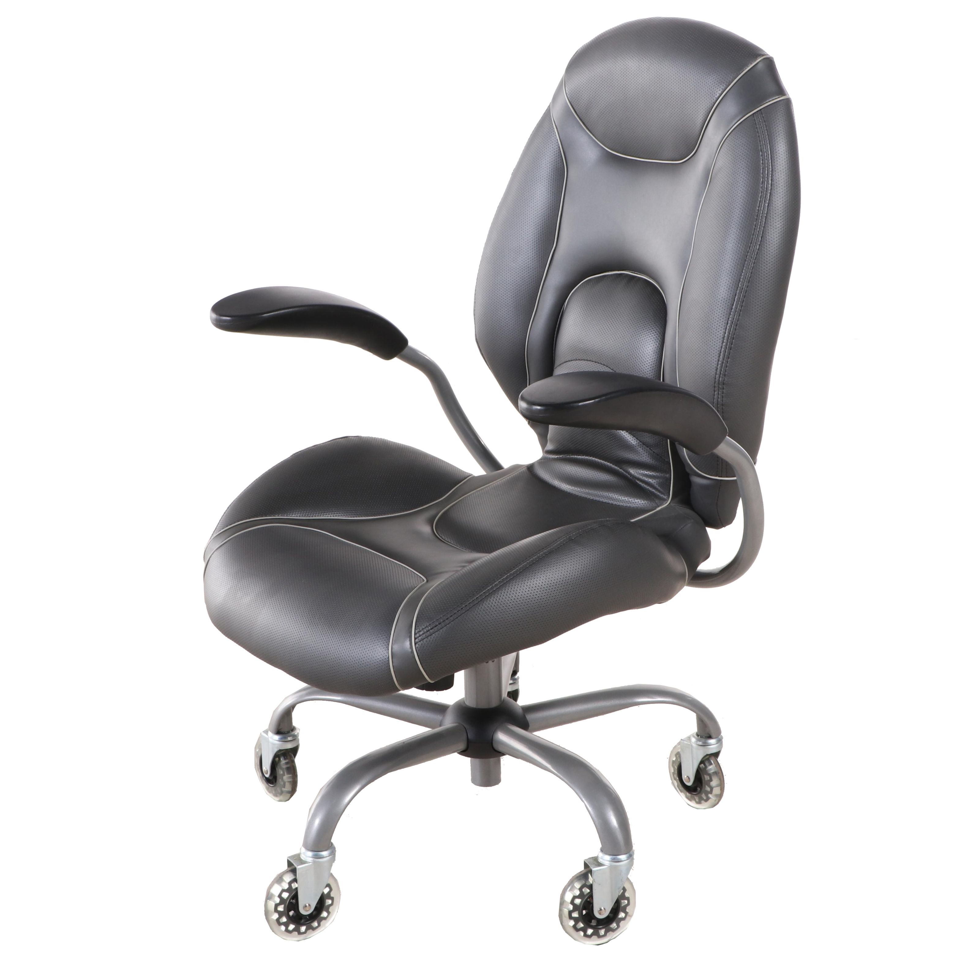 True Seating Concepts VinylUpholstered Adjustable Office Chair EBTH