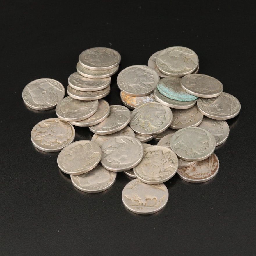 Thrirty-Four Buffalo Nickels