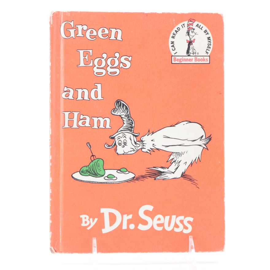 Signed Book Club Edition "Green Eggs and Ham" by Dr. Seuss, 1960