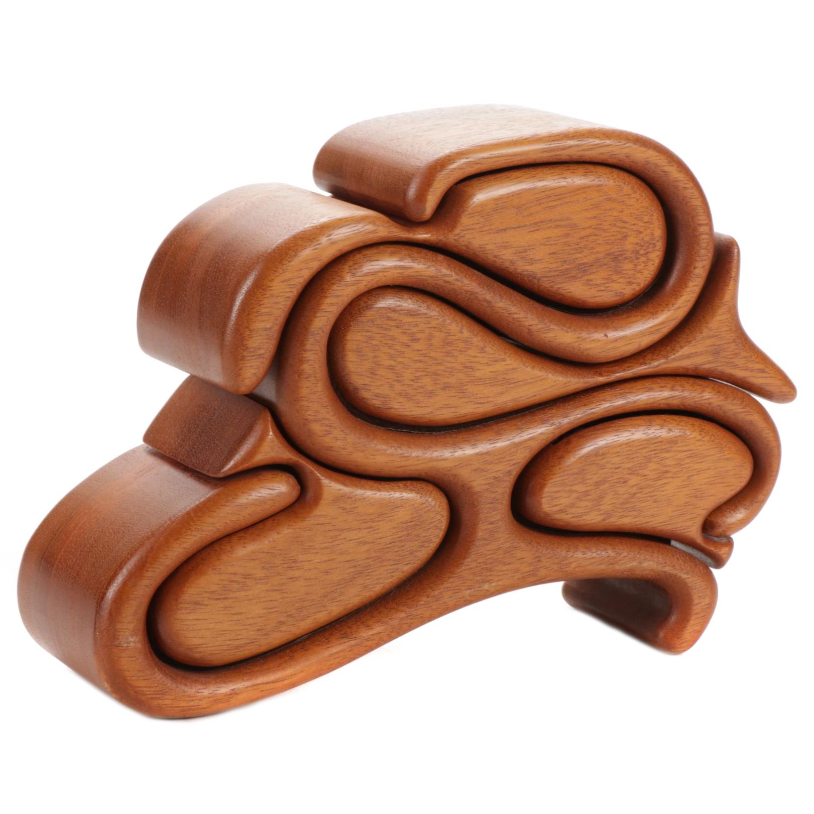 Richard Rothbard Wooden Puzzle Jewelry Box, Late 20th Century EBTH