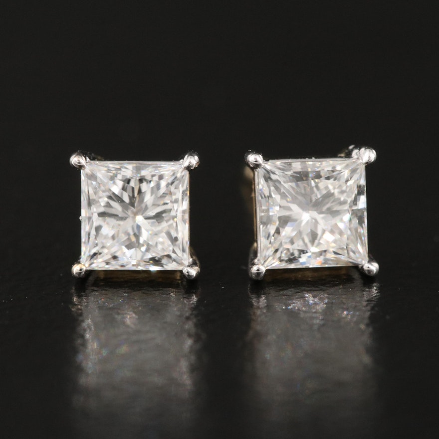 18K 0.68 CTW Diamond Stud Earrings