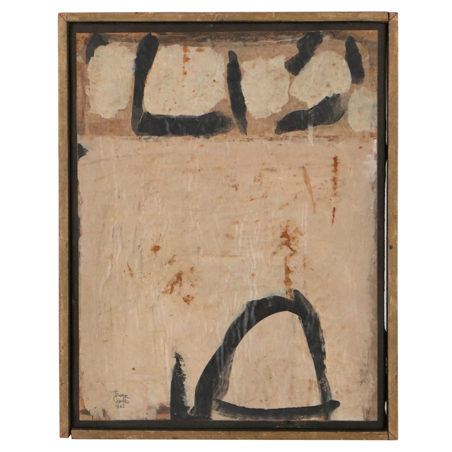 Abstract Oil Painting, 1963