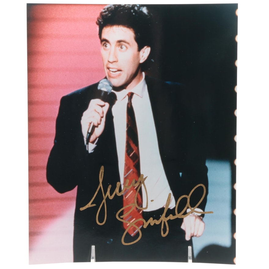 Jerry Seinfeld Signed Comedian Publicity Photo Print