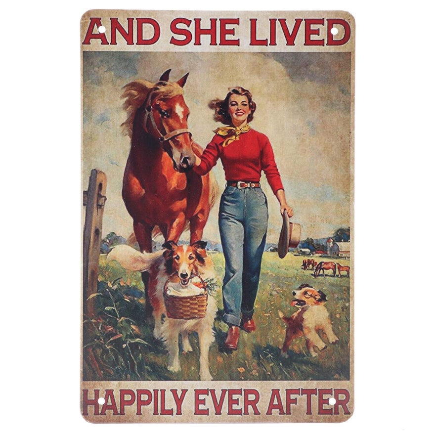 Giclée "And She Lived Happily Ever After," 21st Century