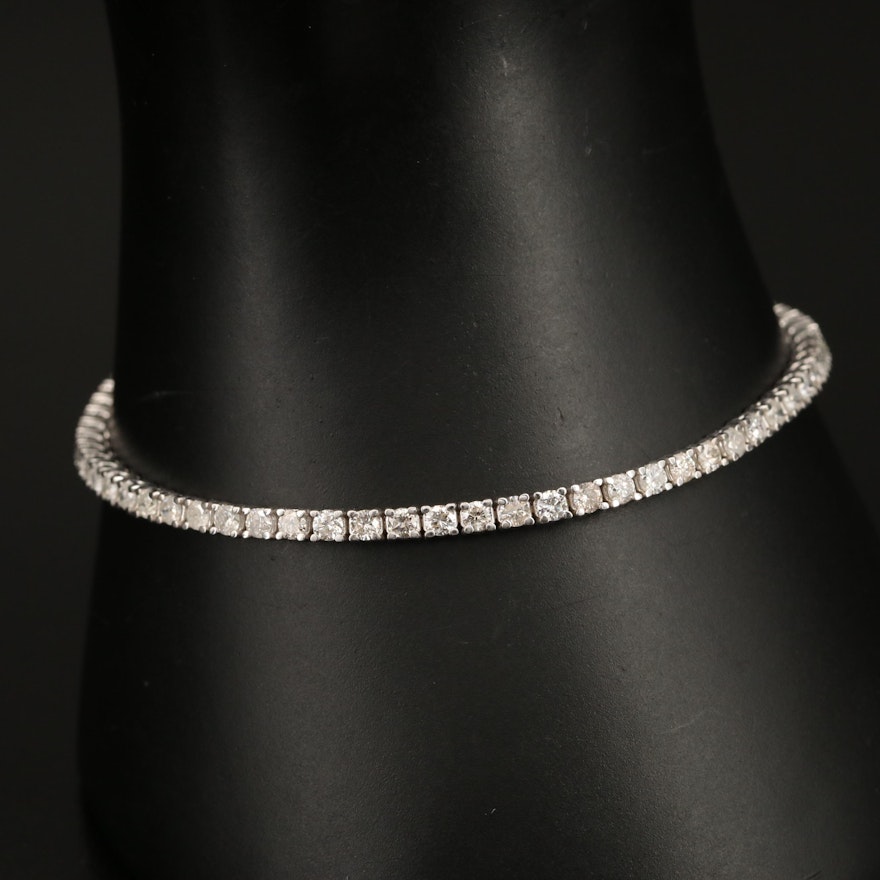 14K 3.25 CTW Diamond Line Bracelet