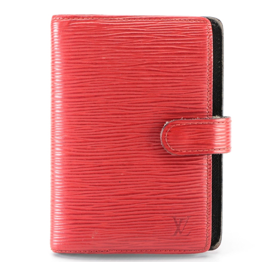 Louis Vuitton Agenda Fonctionnel PM in Red Epi Leather