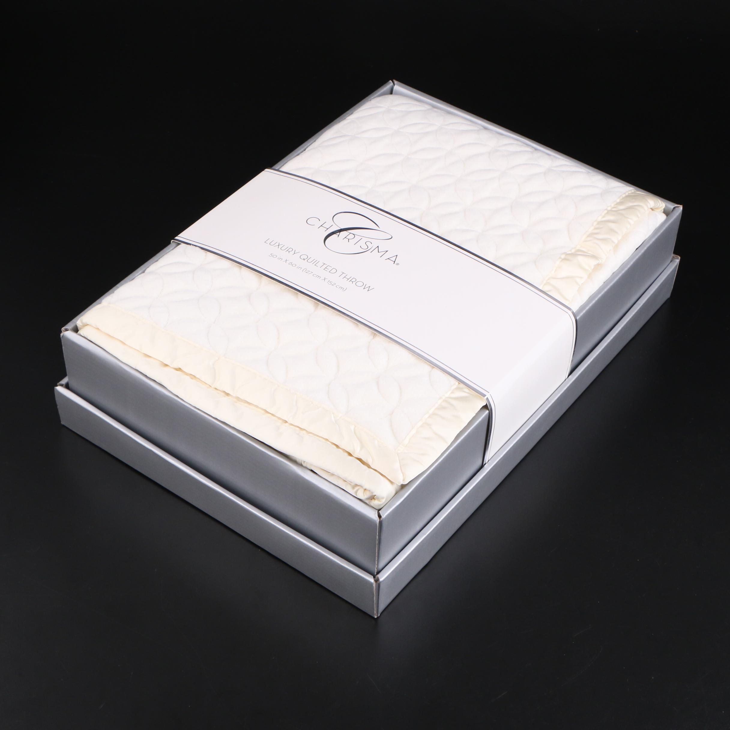 Charisma Quilted Throw Blanket EBTH