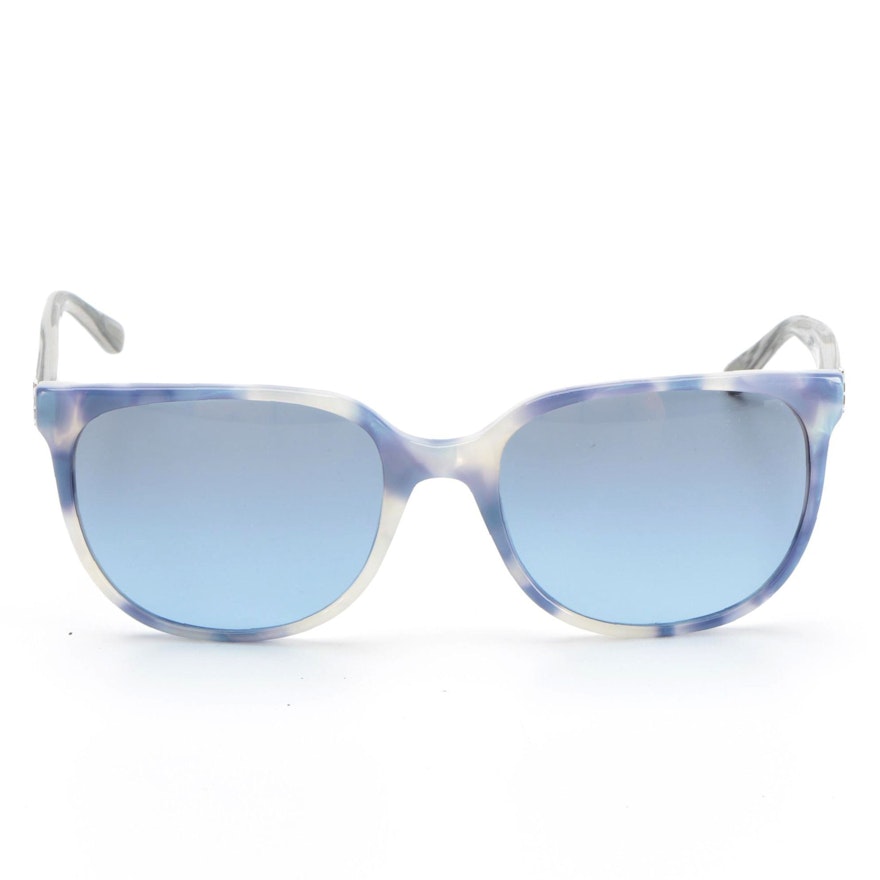 Tory Burch TY7106 Blue Havana Sunglasses with Case