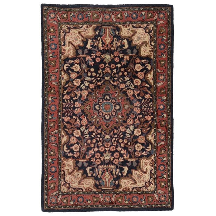 5' x 8' Hand-Tufted Indo-Persian Tabriz Style Rug, 2000s