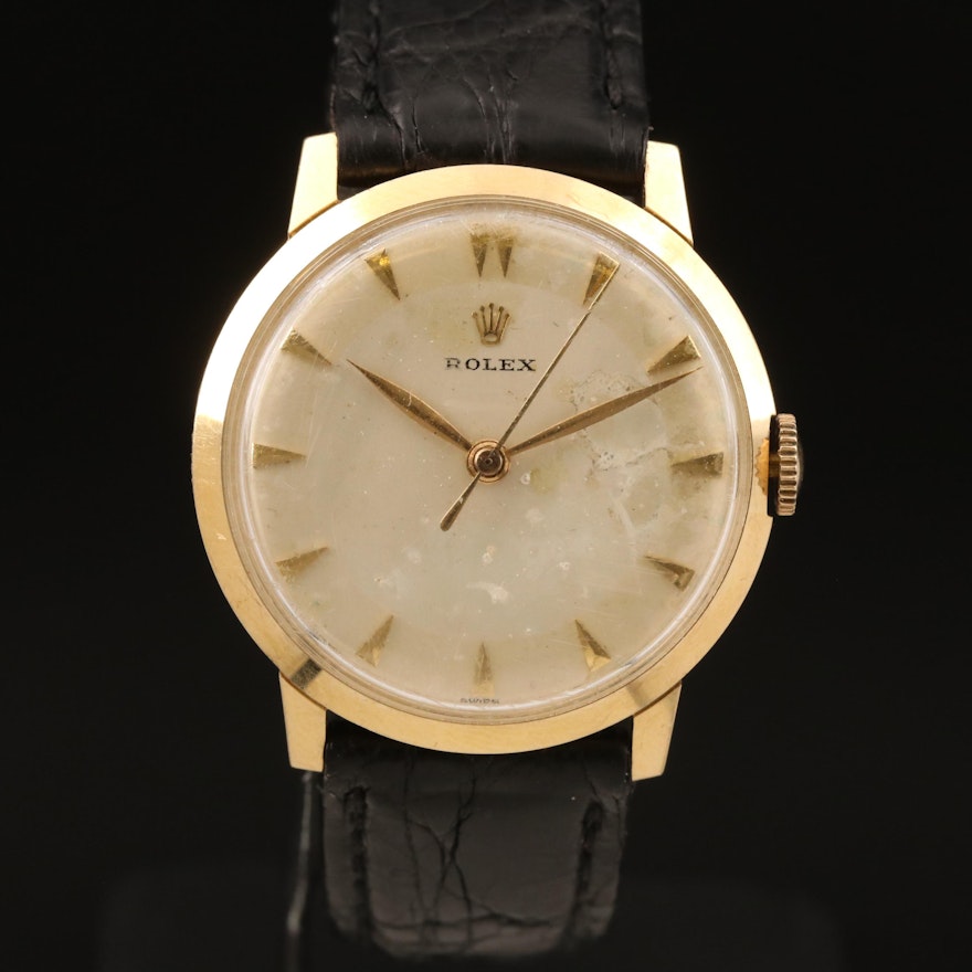Vintage Rolex 14K Stem Wind Wristwatch