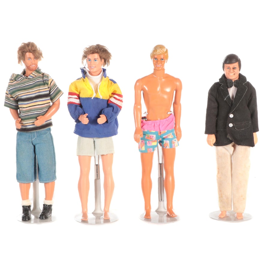 Mattel Ken Dolls with Clothing and Accessories