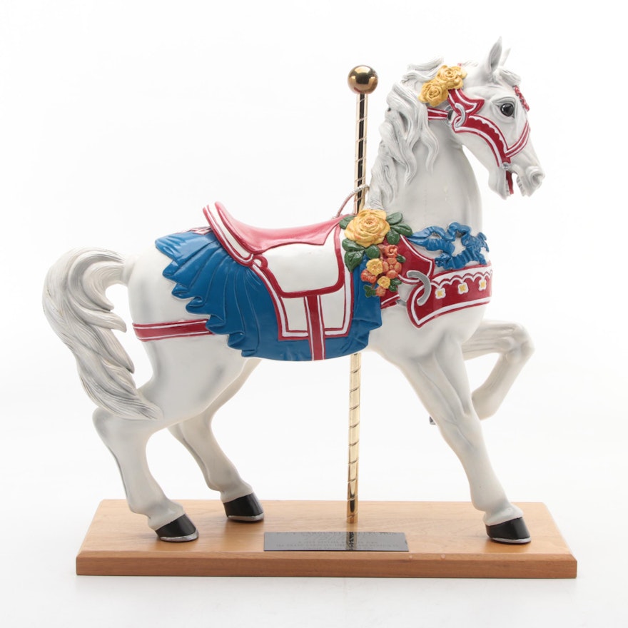 P. J.'s Carousel Collection Limited Edition "Liberty" Gemwood Statuette