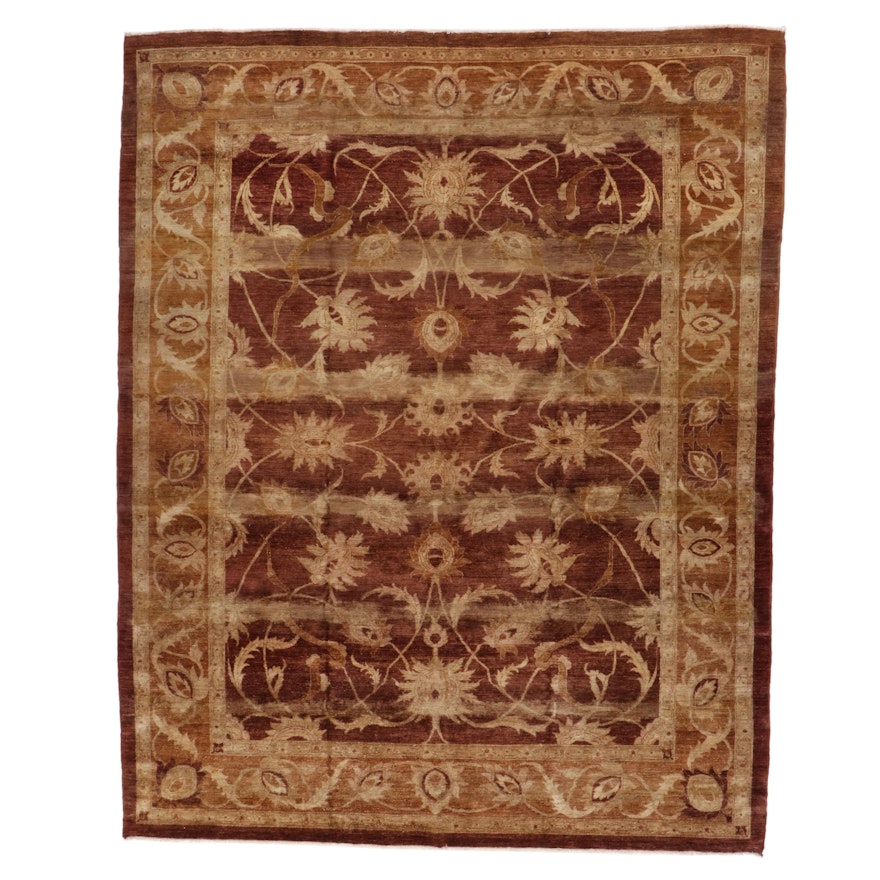 11'6 x 14'8 Hand-Knotted Afghan Room Sized Rug
