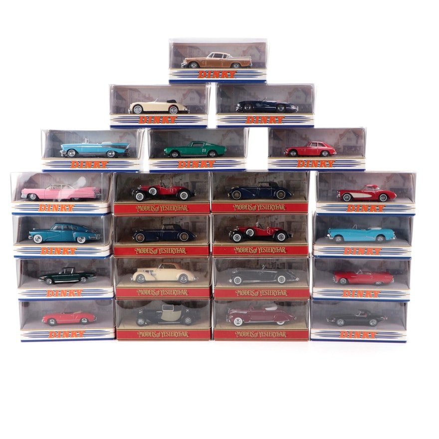 Matchbox "Dinky Collection" and "Models of Yesteryear" Die-Cast Model Cars