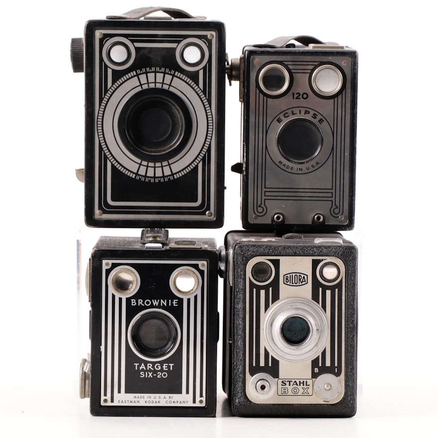Kodak, Bilora and Other Medium Format Box Cameras, Early to Mid-20th Century