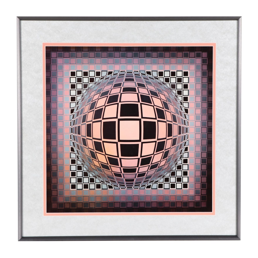 Offset Lithograph After Victor Vasarely