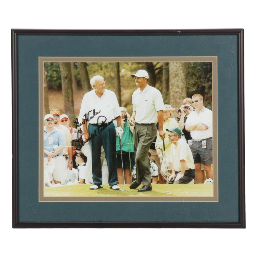 Arnold Palmer Signed Framed Photo Print with Visual JSA Pass