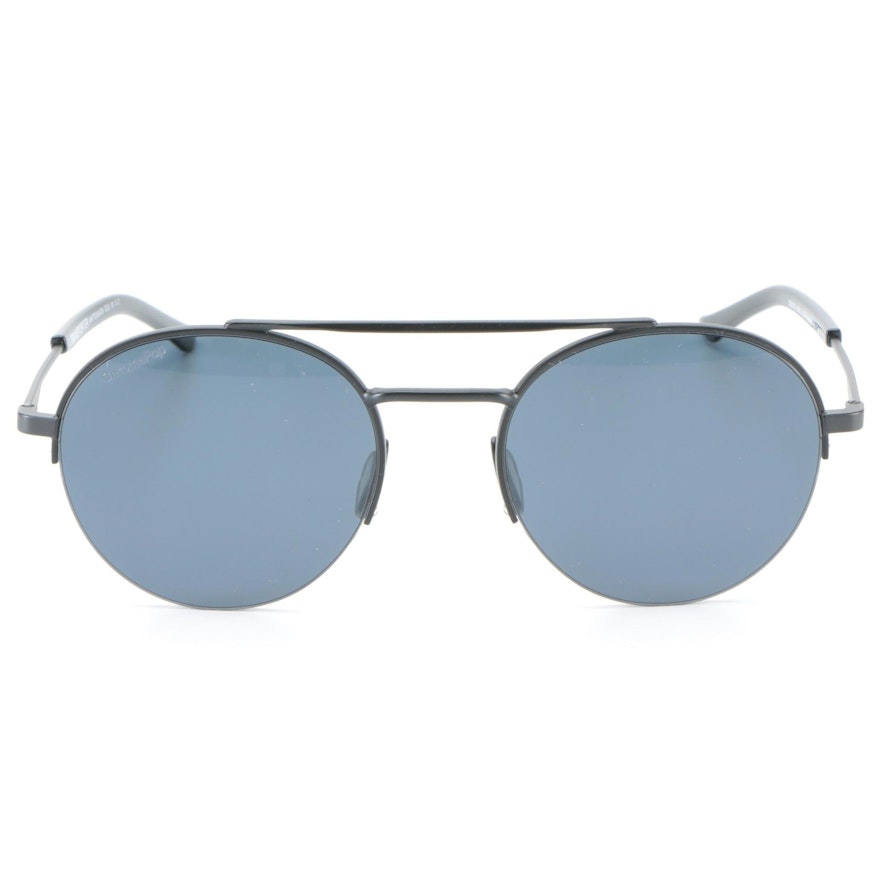 Smith Transporter ChromaPop Polarized Sunglasses in Matte Black with Case