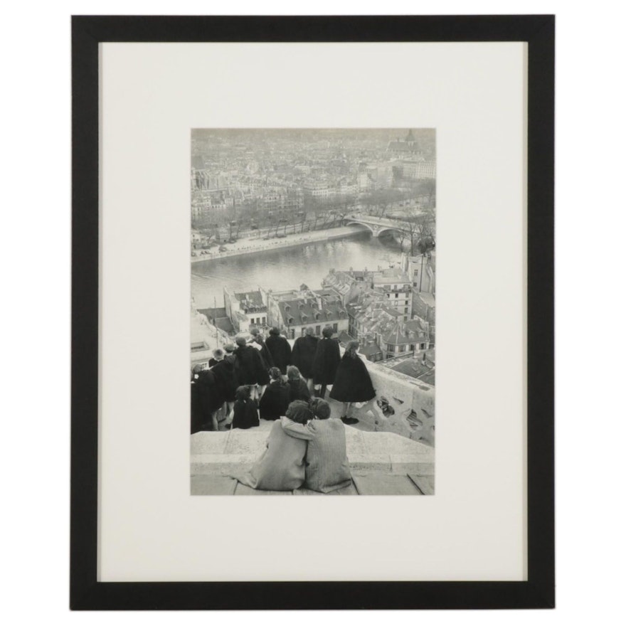 Henri Cartier-Bresson Parisian Vista Rotogravure From "The Europeans," 1955
