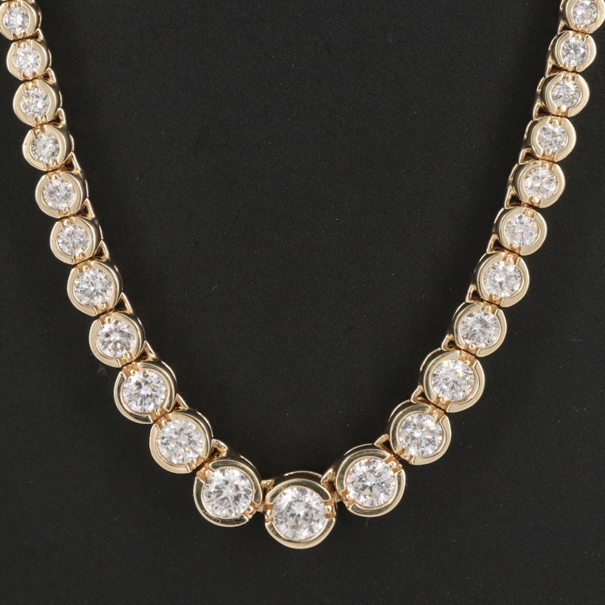 14K 4.03 CTW Diamond Necklace