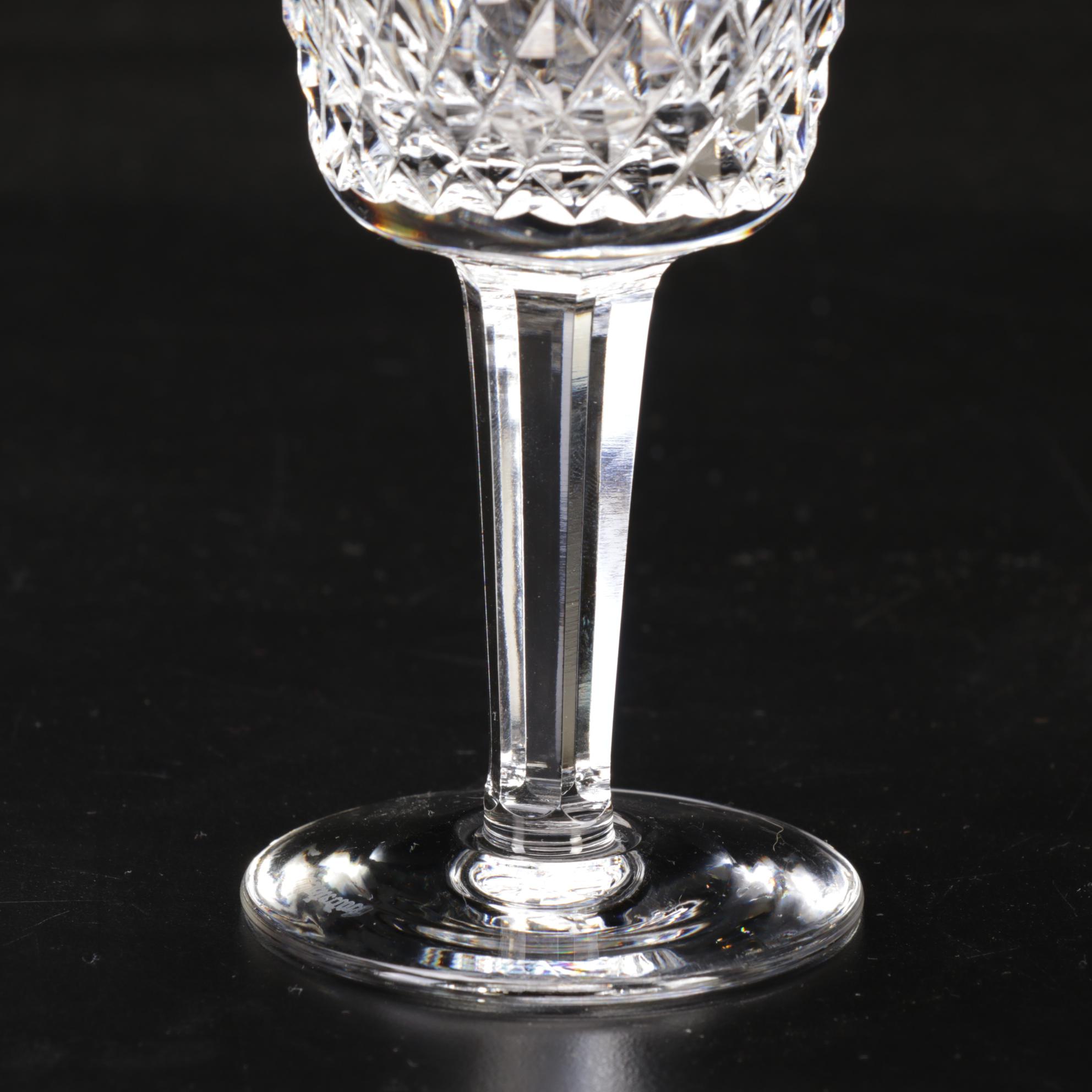 Waterford "Alana" Claret Crystal Wine Glasses EBTH