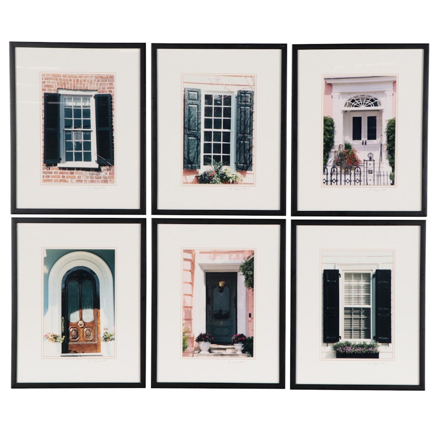 Digital Photographs of Windows and Doors of Charleston, South Carolina