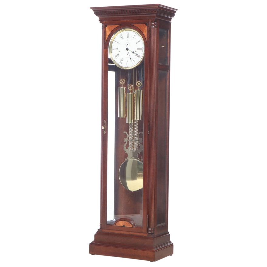 Howard Miller "Ambassador Collection" Inlaid Mahogany Grandfather Clock
