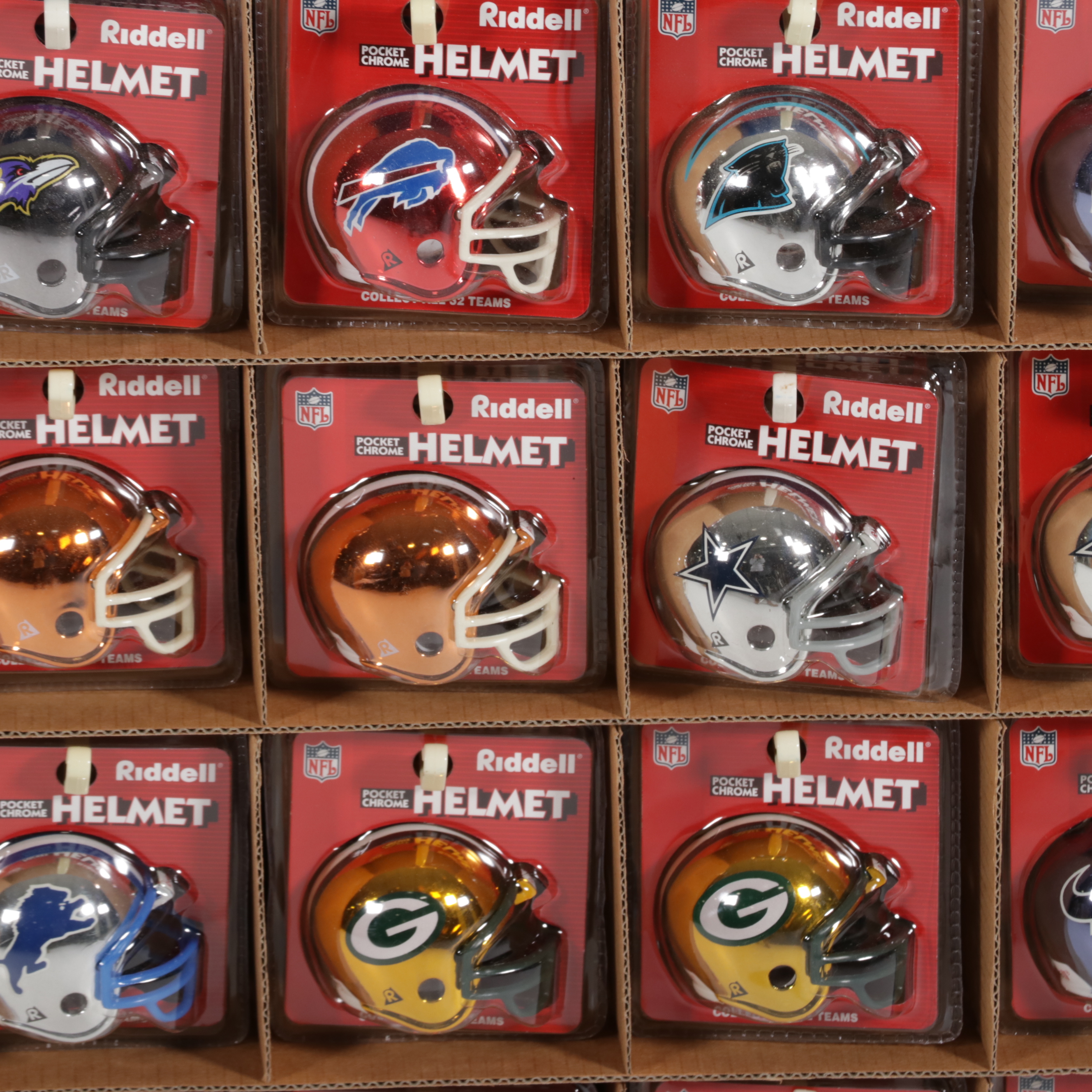 Riddell NFL Miniature Helmet Retail Display EBTH