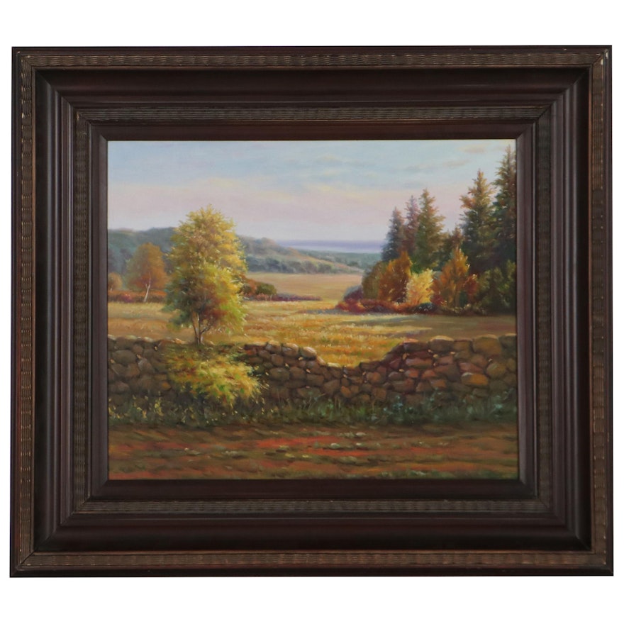 Rural Landscape Oil Painting