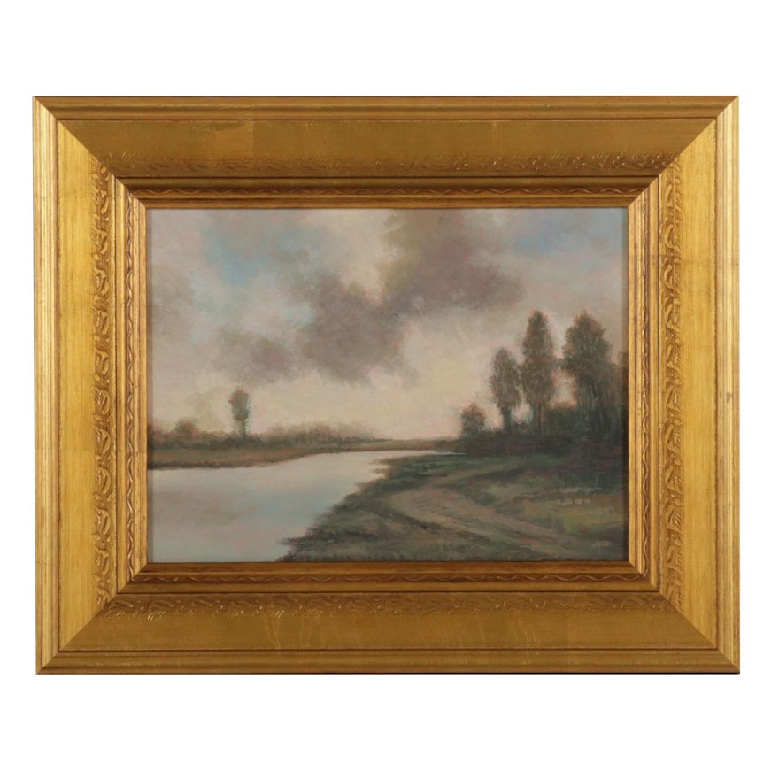Sulmaz H. Radvand Landscape Oil Painting, 2021
