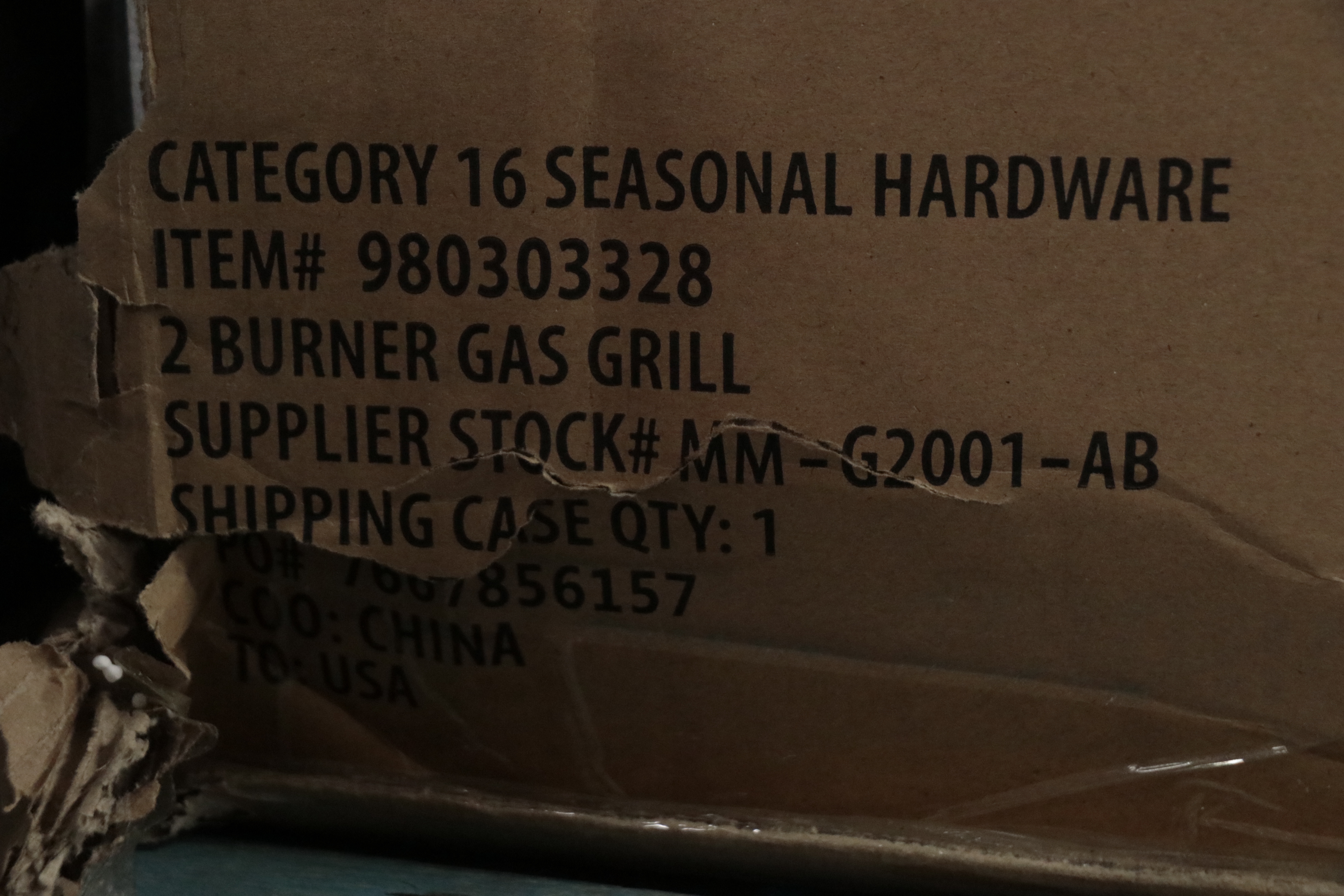 Member's Mark TwoBurner Gas Grill with Folding Side Shelves EBTH