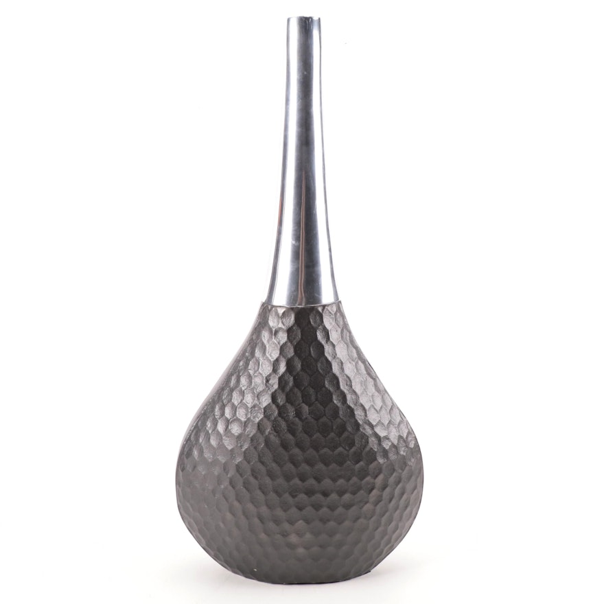 Indian Metal Accent Vase