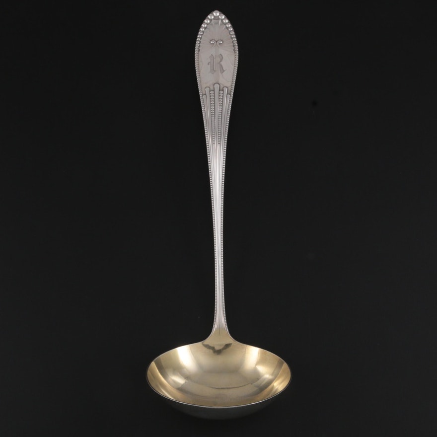 Gorham "Chippendale" Sterling Silver Soup Ladle, Late 19th Century