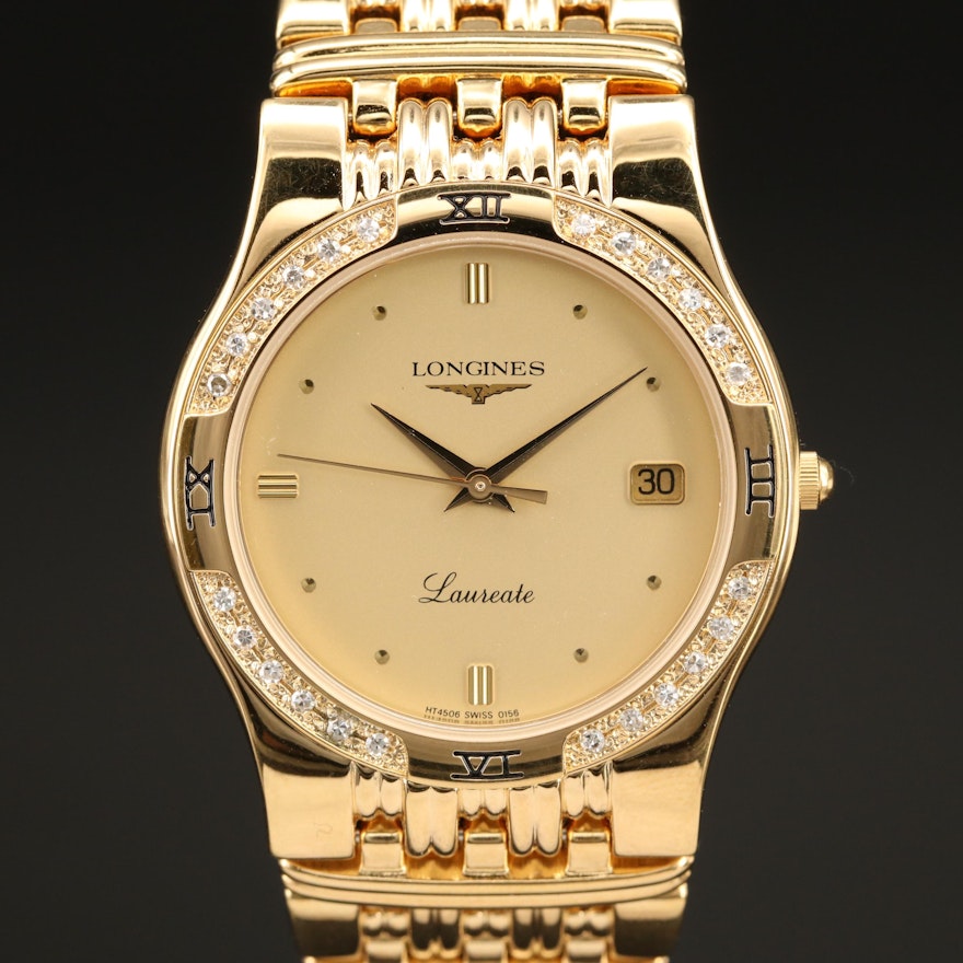 Longines Laureate Diamond Wristwatch