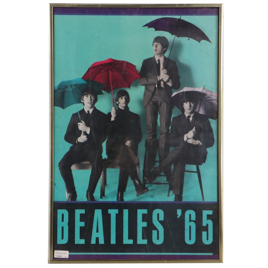 Offset Lithograph Poster "Beatles '65"