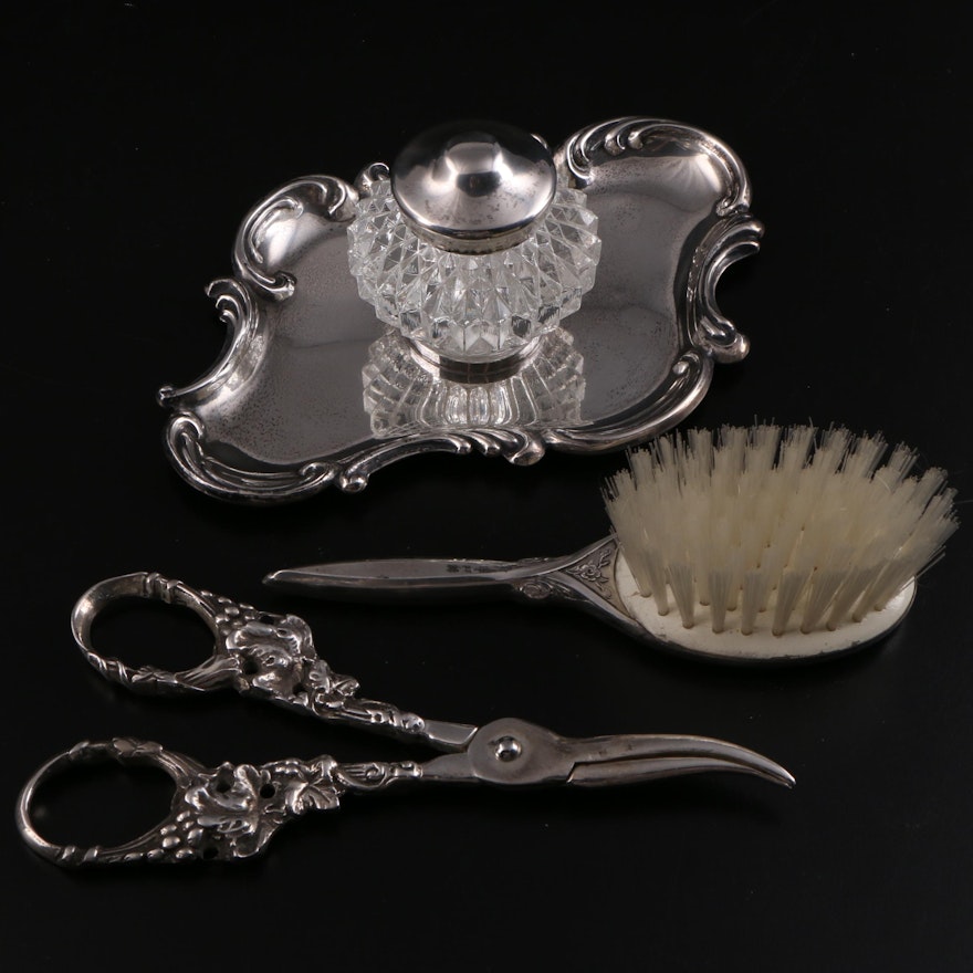 Webster Co. and Other Sterling Silver Vanity Set, Early 20th Century