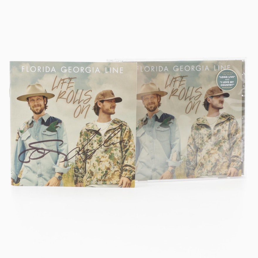 Florida Georgia Line "Life Rolls On" CD with Signed Booklet