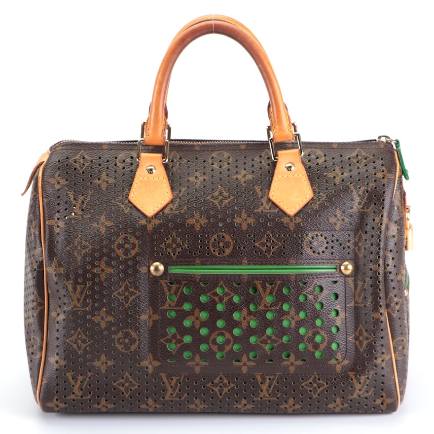 Louis Vuitton Speedy 30 in Perforated Monogram Canvas and Leather