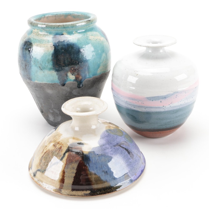Studio Pottery Ceramic Vase