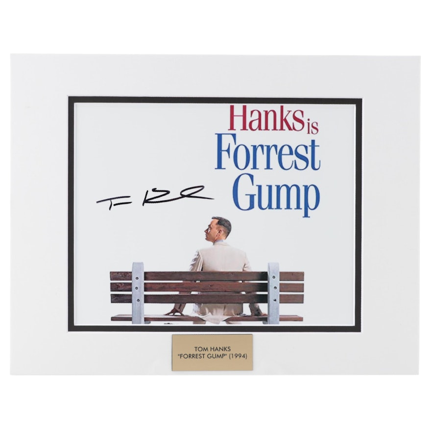 Tom Hanks Signed "Forrest Gump" (1994) Television Photo Print, COA