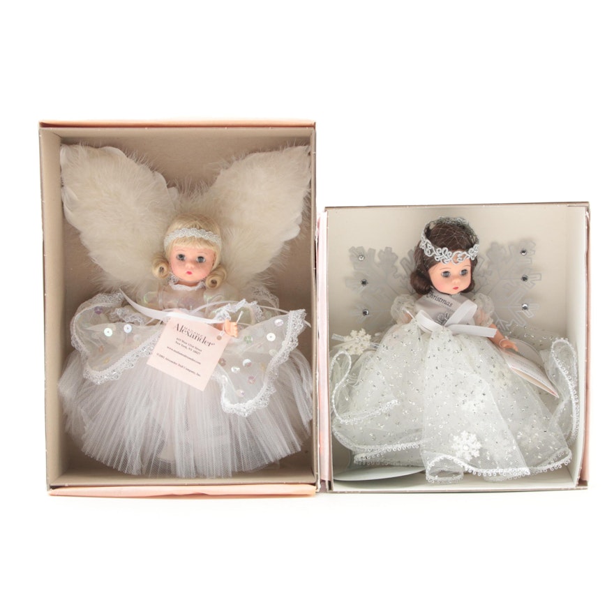 Madame Alexander Dolls "Christmas 2000" and "In Memory Angel"