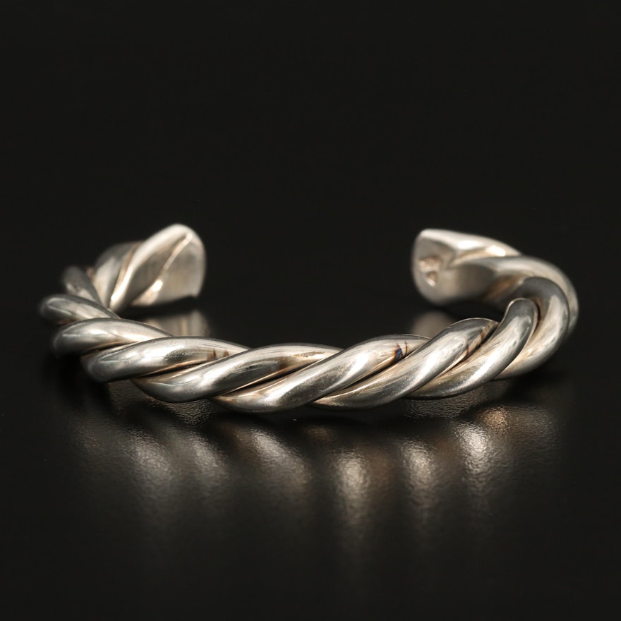 Silpada Twisted Cable Sterling Cuff