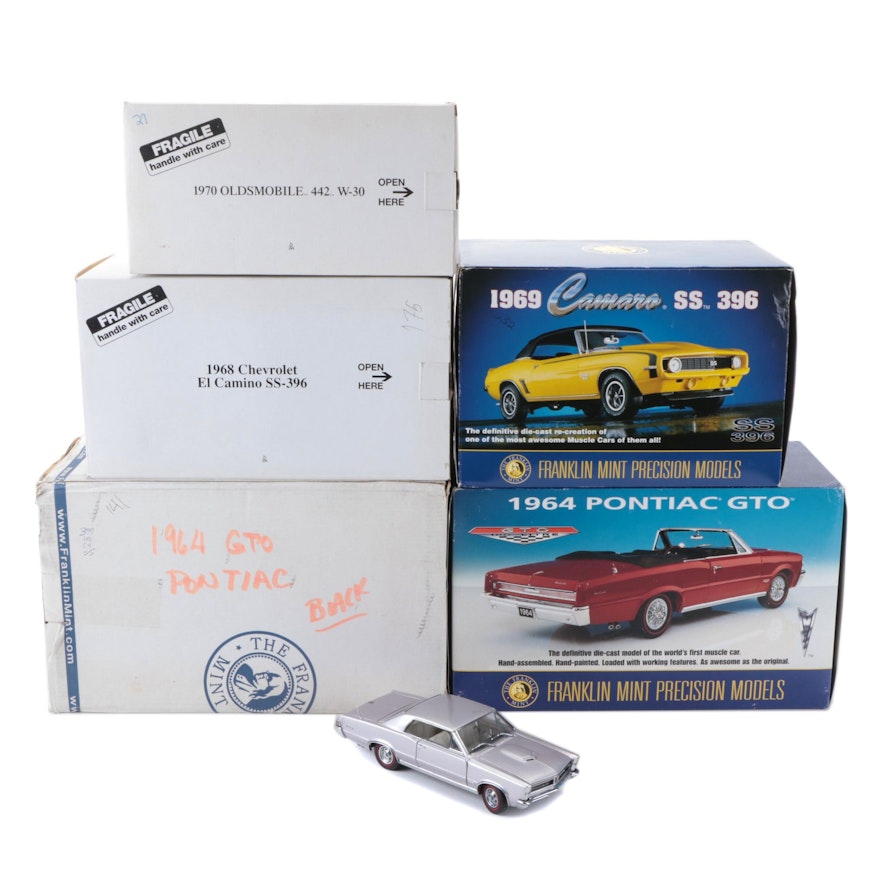 Danbury Mint, Franklin Mint Diecast Camaro, El Camino, Other Model Cars