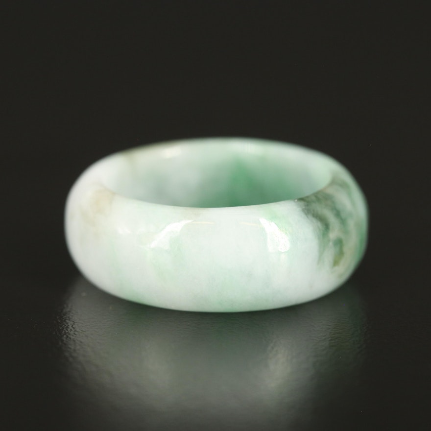 Jadeite Hololith Ring