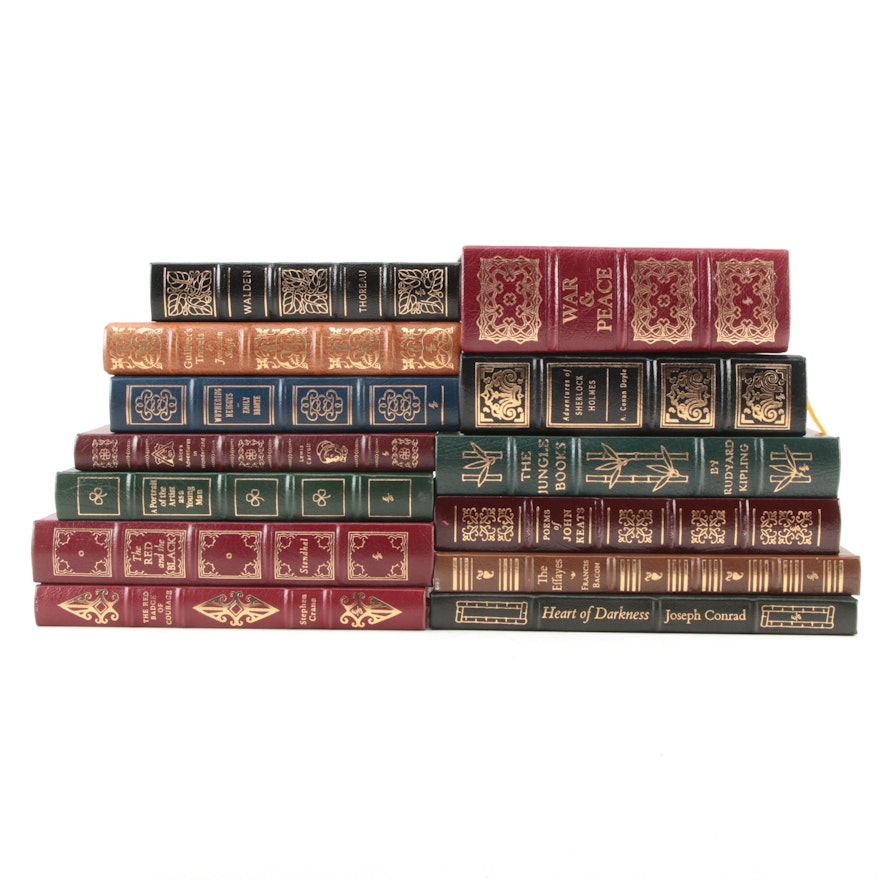 Easton Press Leatherbound Books "War & Peace", "Gulliver's Travels" and More
